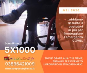 5x1000 a Casa Betania - assunzione nuovi operatori