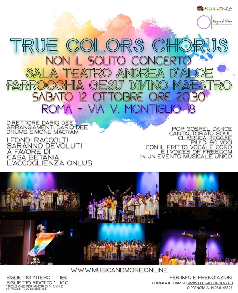 Concerto True Colors per Casa Betania